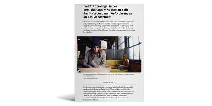 Fachkräftemangel in der Versicherungswirtschaft