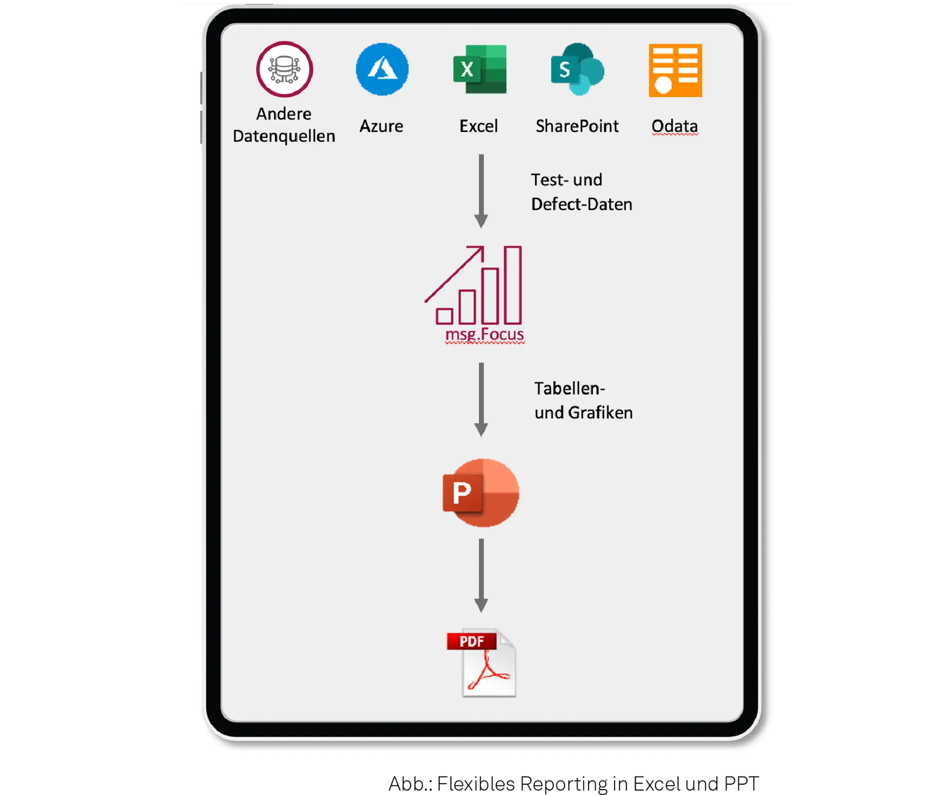 msg.Focus App Darstellung