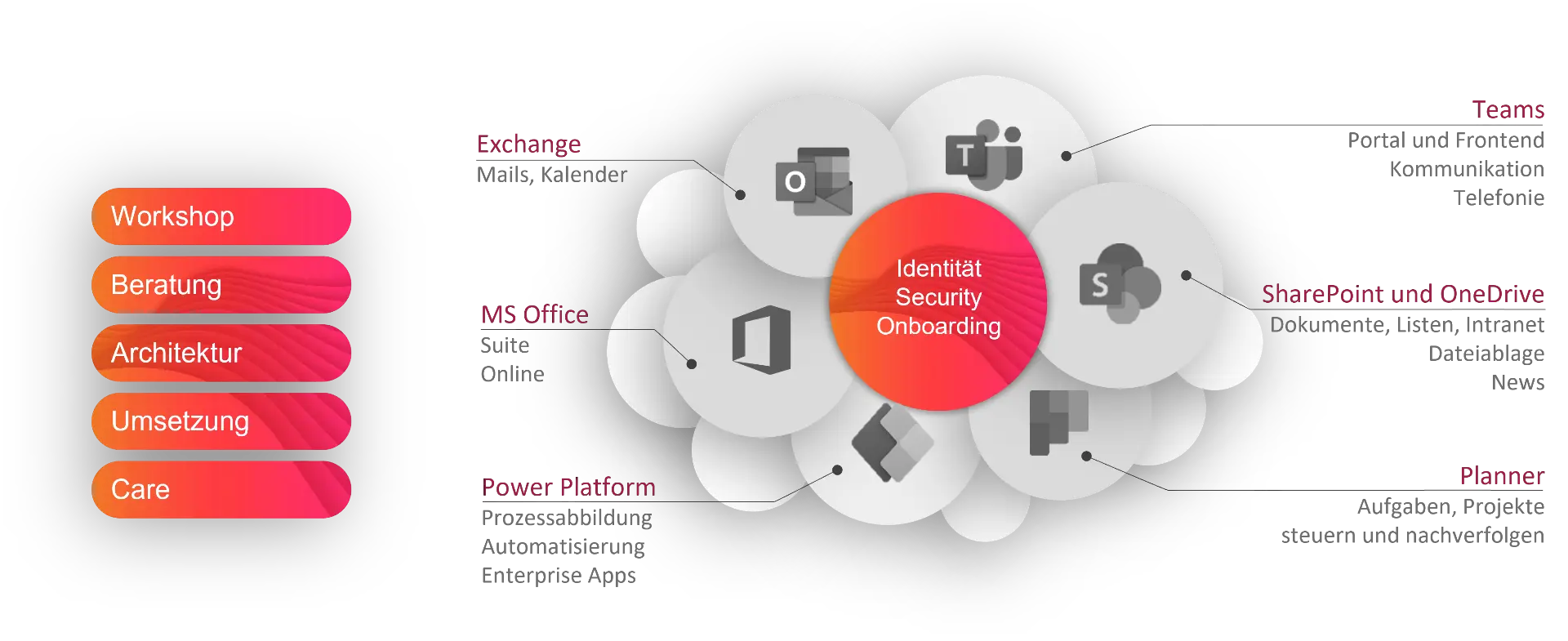 Microsoft Platform Darstellung 
