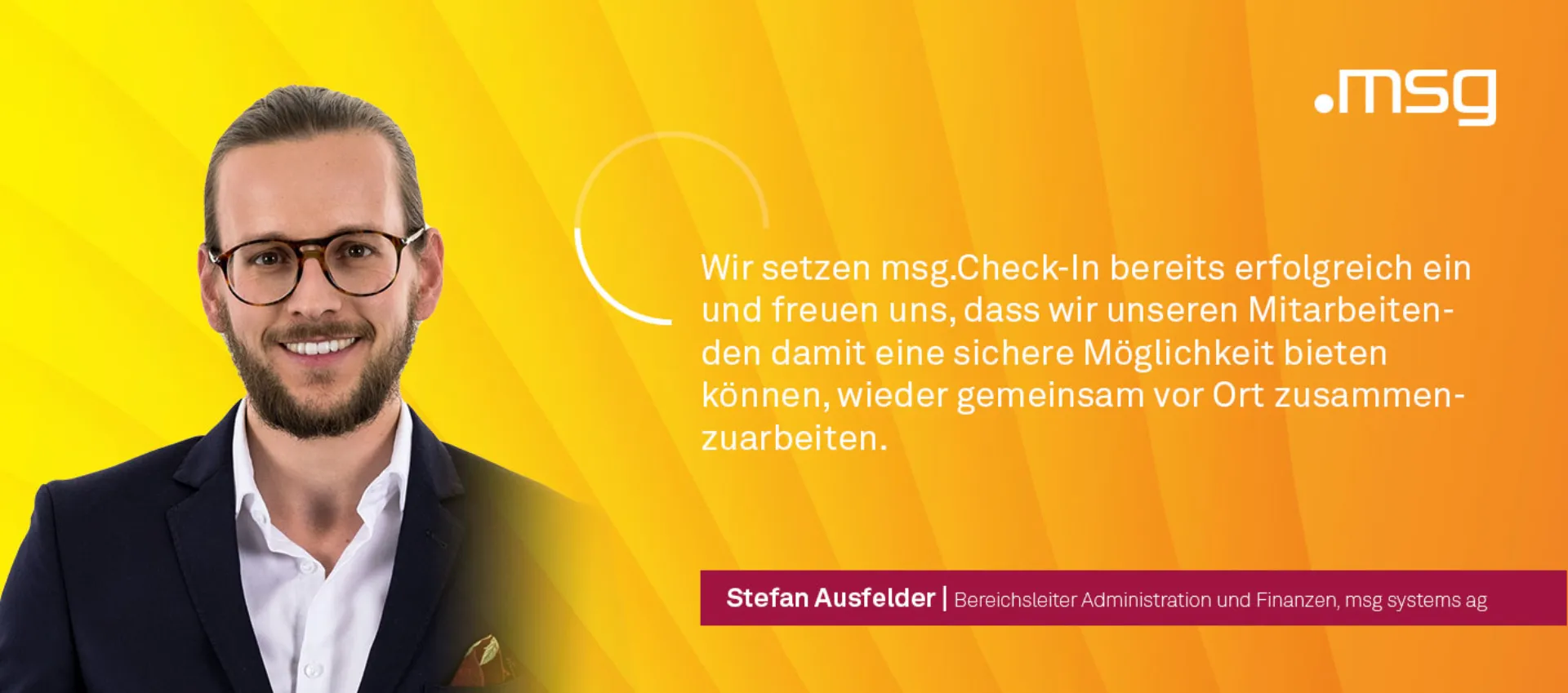 Zitat zum Check In App - Stefan Ausfelder