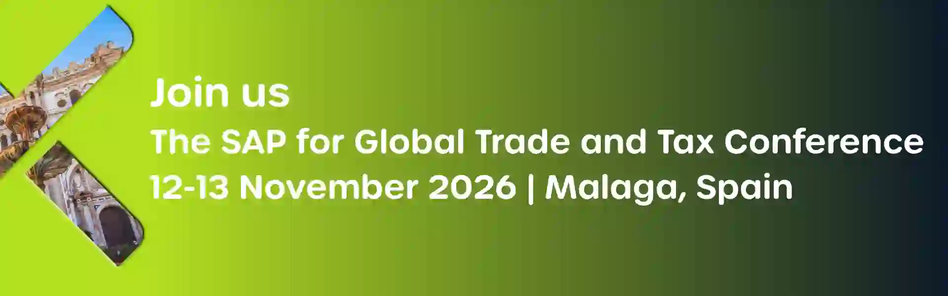 SAP Global Trade and Tax Conference Banner