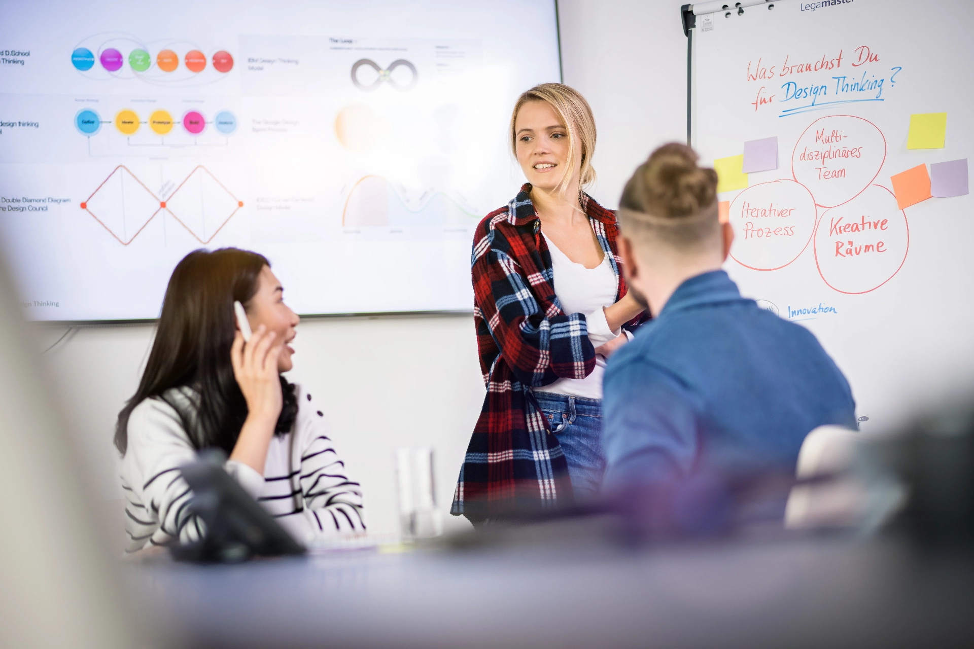 Grafik zeigt zentrale "Data Integration" mit acht verbundenen Teilbereichen: Data Modeling, Legacy & 3rd Party Interface, Data Warehousing, ETLT Design & Development, Data Profiling, Data Cleansing, (un-)structured Data und Data Merging, Migration & Replication.